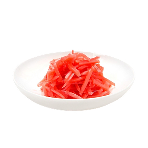 Chilled Pickled Ginger (Strips) “Red” (Beni shoga)